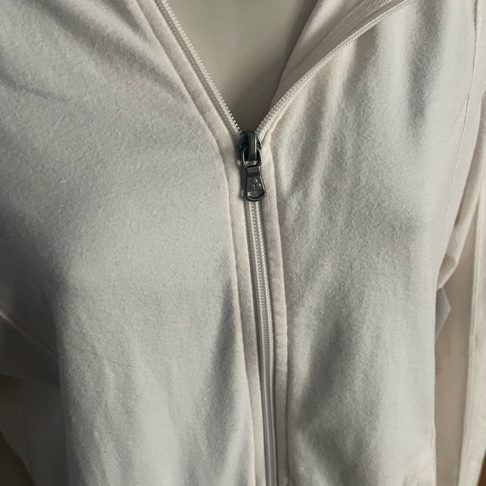 NEW  Tek Gear Jacket women’s soft sport front Zipper jacket hoodie cream